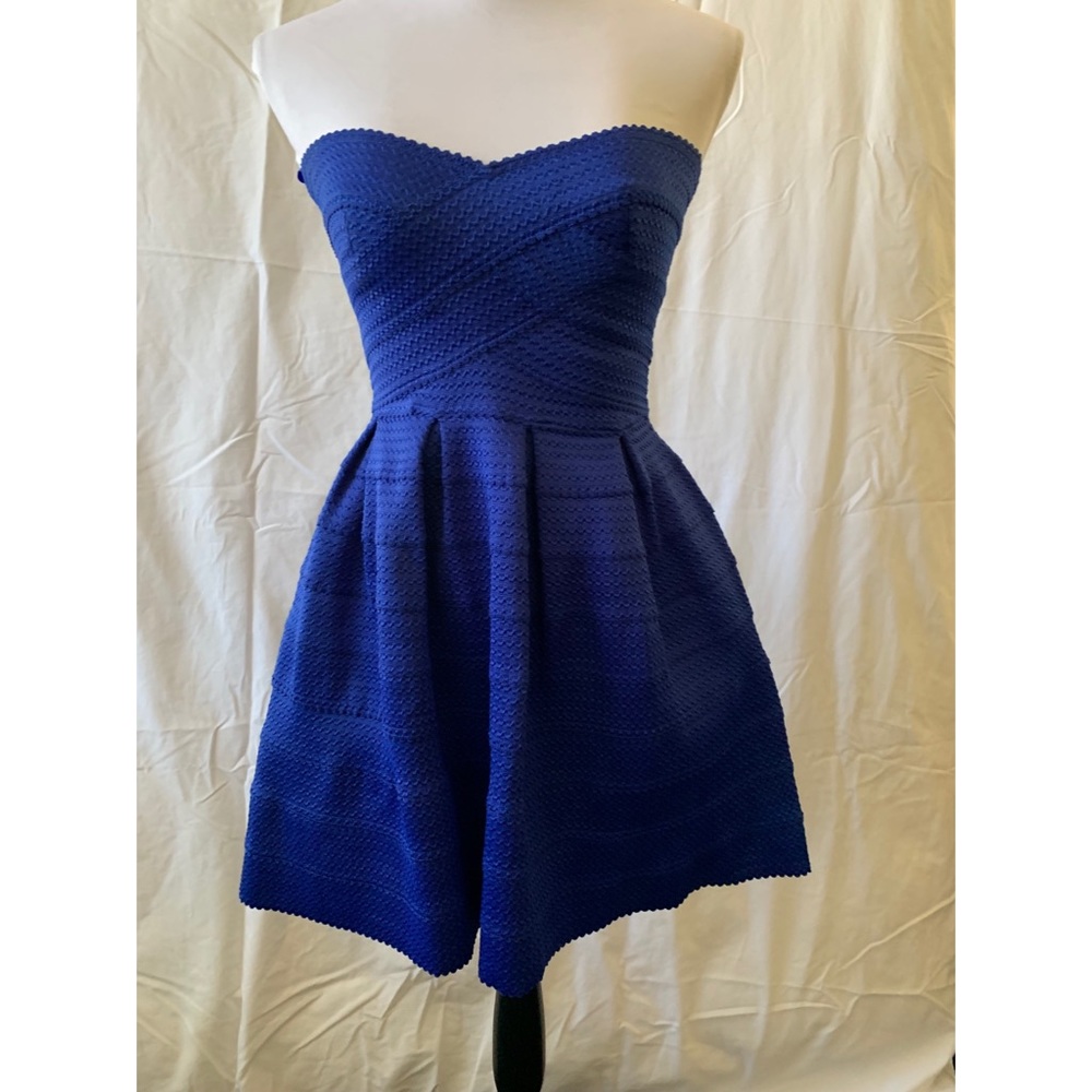 Blue cocktail dress